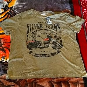 Blouse, Silver Jeans Co., XXL, Green